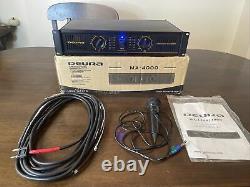 Deura MA-4000 professional power amplifier 4000 watts mint OP microphone Unit
