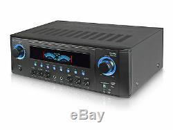 Dj Professional 1000w Home Audio Stereo Receiver 2 Ch Power Amp Amplifier Usb/sd