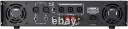 Dual-Channel 3000W PA Power Amplifier with XLR/RCA Inputs for Versatile Playback