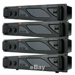 EMB Pro PA2400 1200W 2 Channel Power DJ Amplifier 2U Rack Mount Amp Stereo