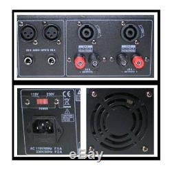 EMB Pro PA4400 2400W 2 Channel Power DJ Amplifier 2U Rack Mount Amp Stereo