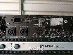 EV Electro-Voice Q1212 1200W @ 4 ohms x2 Professional Power Amplifier