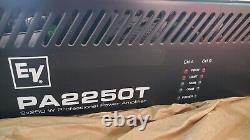 Electro-Voice EV PA2250T 2x250 Watt 2-Channel Professional Power Amplifier Amp