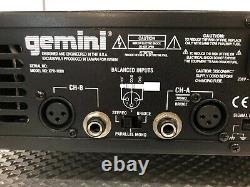 GEMINI XPB1600 220 VOLTS ONLY Pro audio 2 channel amplifier