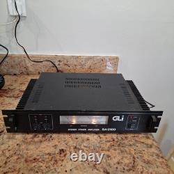 GLI Pro GA-2100 Professional Power Amplifier Tested for Power On