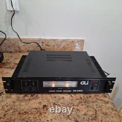 GLI Pro GA-2100 Professional Power Amplifier Tested for Power On