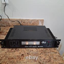 GLI Pro GA-2100 Professional Power Amplifier Tested for Power On