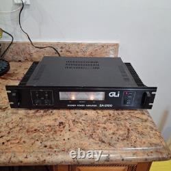 GLI Pro GA-2100 Professional Power Amplifier Tested for Power On