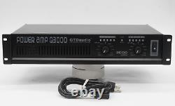 GTD Audio Q3000 Professional Power Amplifier AMP Stereo 3000 Watts Tested