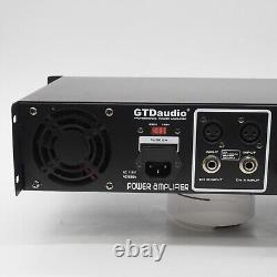 GTD Audio Q3000 Professional Power Amplifier AMP Stereo 3000 Watts Tested