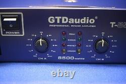 GTD Audio T-8500 2x450W Professional Stereo Power Amplifier