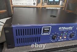 GTDaudio T-8500 professional power amplifier with R/L level controls