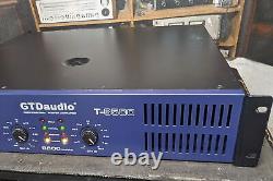 GTDaudio T-8500 professional power amplifier with R/L level controls