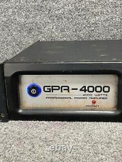 Gemini GPA-4000 Professional Power Amplifier, 4000 Watts Power, 2 Channel