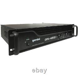 Gemini GPA-4800 4000W Professional DJ Power Amplifier