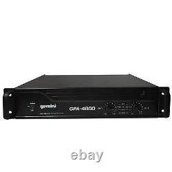 Gemini GPA-4800 4000W Professional DJ Power Amplifier