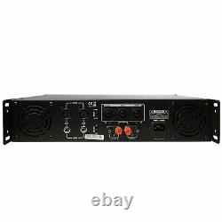 Gemini Pro GPA-2500 2000W 2 Ch Power DJ Amplifier 2U Rack Mount Amp Stereo -UC