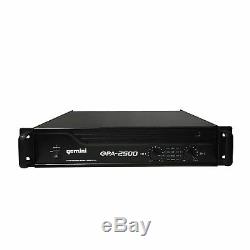 Gemini Pro GPA-2500 2000W 2 Channel Power DJ Amplifier 2U Rack Mount Amp Stereo