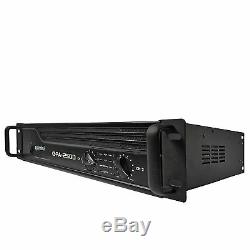 Gemini Pro GPA-2500 2000W 2 Channel Power DJ Amplifier 2U Rack Mount Amp Stereo