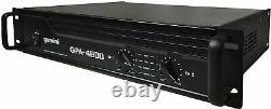 Gemini Pro GPA-4800 4000W 2 Channel Power DJ Amplifier 2U Rack Mount Stereo -UC