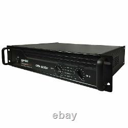 Gemini Pro GPA-6000 5000W 2-Ch Power DJ Amplifier 2U Rack Mount Amp Stereo -UC