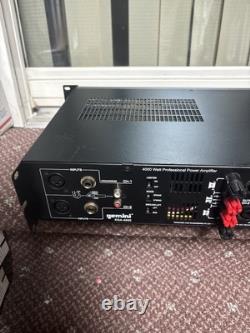 Gemini Pro XGA-4000 4000W 2 Channel Power DJ Amplifier 2U Rack Mount Amp Stereo