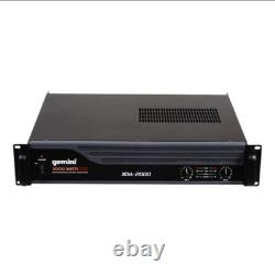 Gemini XGA-2000 Professional 2000 Watts Power Amplifier Black. Open Box