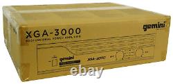 Gemini XGA-3000 3000 Watt Professional DJ/PA Live Sound Power Amplifier XGA3000