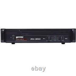 Gemini XGA-3000 3000 Watt RMS Professional DJ PA Power Amplifier Amp