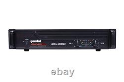 Gemini XGA-3000 Professional Power Amplifier 3000W Amp XGA3000 Rack PA