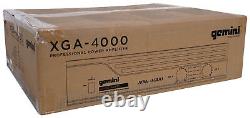 Gemini XGA-4000 4000 Watt Professional DJ/PA Live Sound Power Amplifier XGA4000