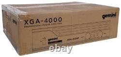 Gemini XGA-4000 4000 Watt Professional DJ/PA Live Sound Power Amplifier XGA4000