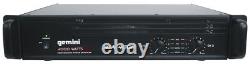 Gemini XGA-4000 4000w Pro DJ/PA Live Sound Power Amplifier+XLR Cables XGA4000