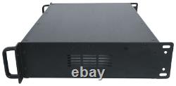 Gemini XGA-4000 4000w Pro DJ/PA Live Sound Power Amplifier+XLR Cables XGA4000