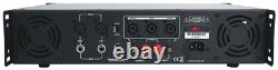 Gemini XGA-4000 4000w Pro DJ/PA Live Sound Power Amplifier+XLR Cables XGA4000