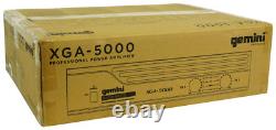 Gemini XGA-5000 5000 Watt Professional DJ/PA Live Sound Power Amplifier XGA5000