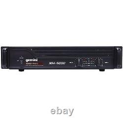 Gemini XGA-5000 5000 Watt RMS Professional DJ PA Power Amplifier Amp