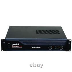 Gemini XGA-5000 5000 Watt RMS Professional DJ PA Power Amplifier Amp