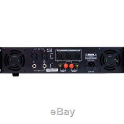 Gemini XGA-5000 Watts Professional Power Amplifier 2-Ch Bridgeable DJ Stereo Amp
