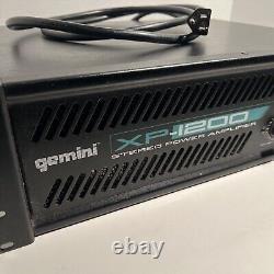 Gemini XP-1200 Professional DJ/PA Live Sound Power Amplifier RARE