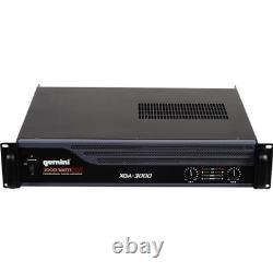 Gemini Xga3000 3000w Peak Pro Power Amplifier