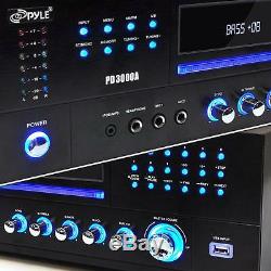HOME PYLE PRO 3000 WATT AMP AMPLIFIER STEREO RECEIVER with DVD PLAYER MP3 USB NEW