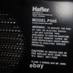 Hafler P505 Power Amplifier (Pro Version of the DH-500)