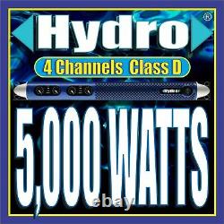 Hydro 1U 4/ch 5,000W CLASS D PROFESSIONAL AMPLIFIER