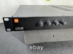 JBL CSMA 280 DriveCore 8-Input 2x80W Commercial Mixer Amplifier 1U Rackmount