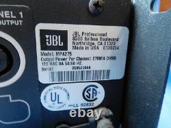 JBL MPA275 Professional Power Amplifier