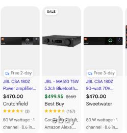 JBL Professional CSA1120Z Commercial Series Single-Channel 120W Power Amplifier