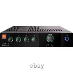 JBL Professional CSMA180 Audio Mixer/Amp with Furman Pro Plug 6-Outlet & Straps