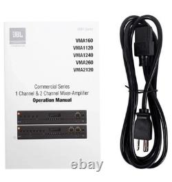 JBL VMA160 60-Watt 70 Volt 70V Mixer/Amplifier with Bluetooth 5 Channel Inputs