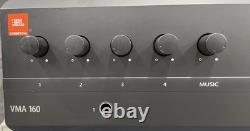 JBL VMA160 60-Watt 70 Volt Mixer Amplifier with Bluetooth 5 Channel Inputs